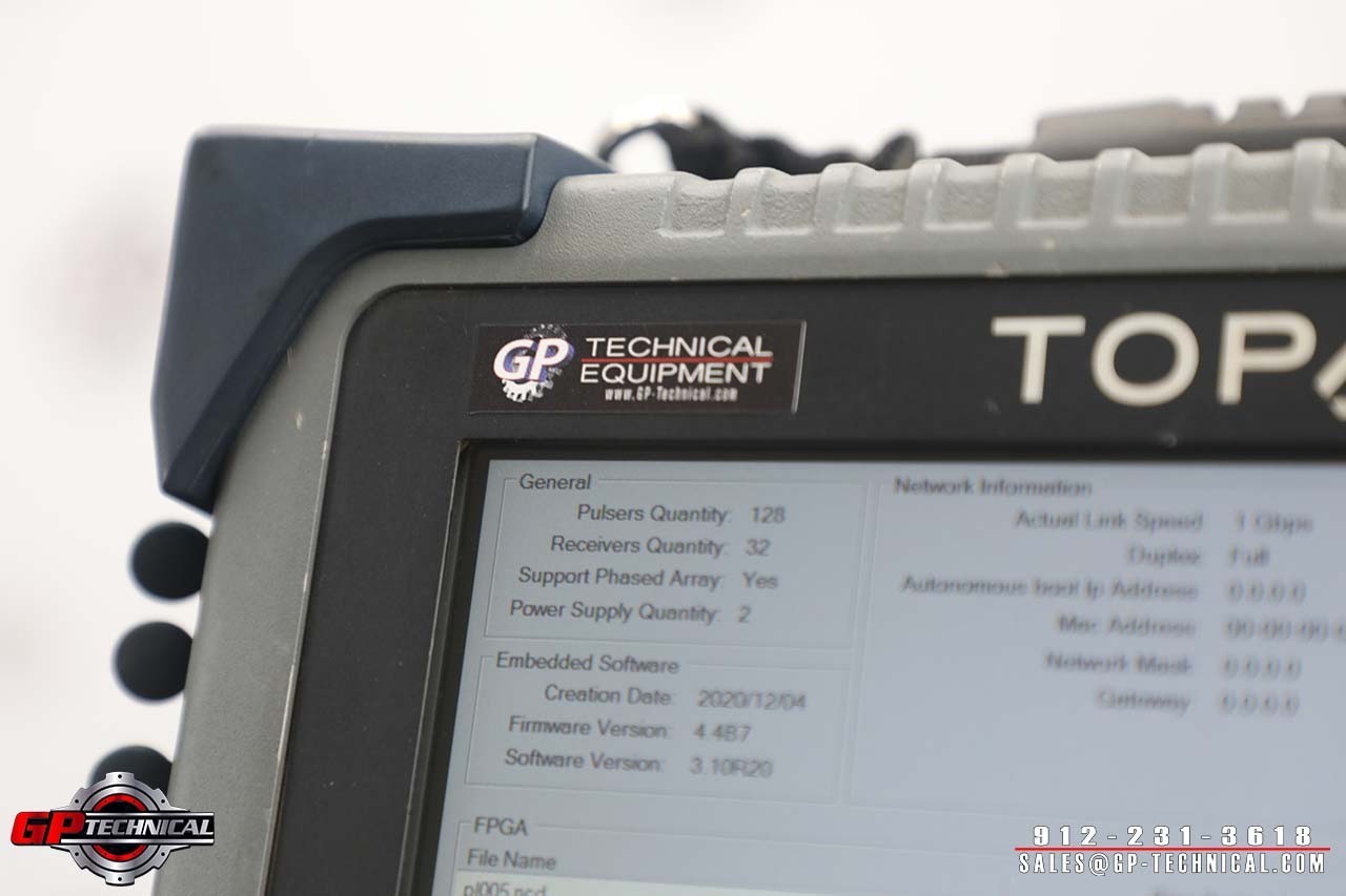 Zetec Topaz 32:128PR Phased Array Flaw Detector – Olympus Waygate Sonatest NDT