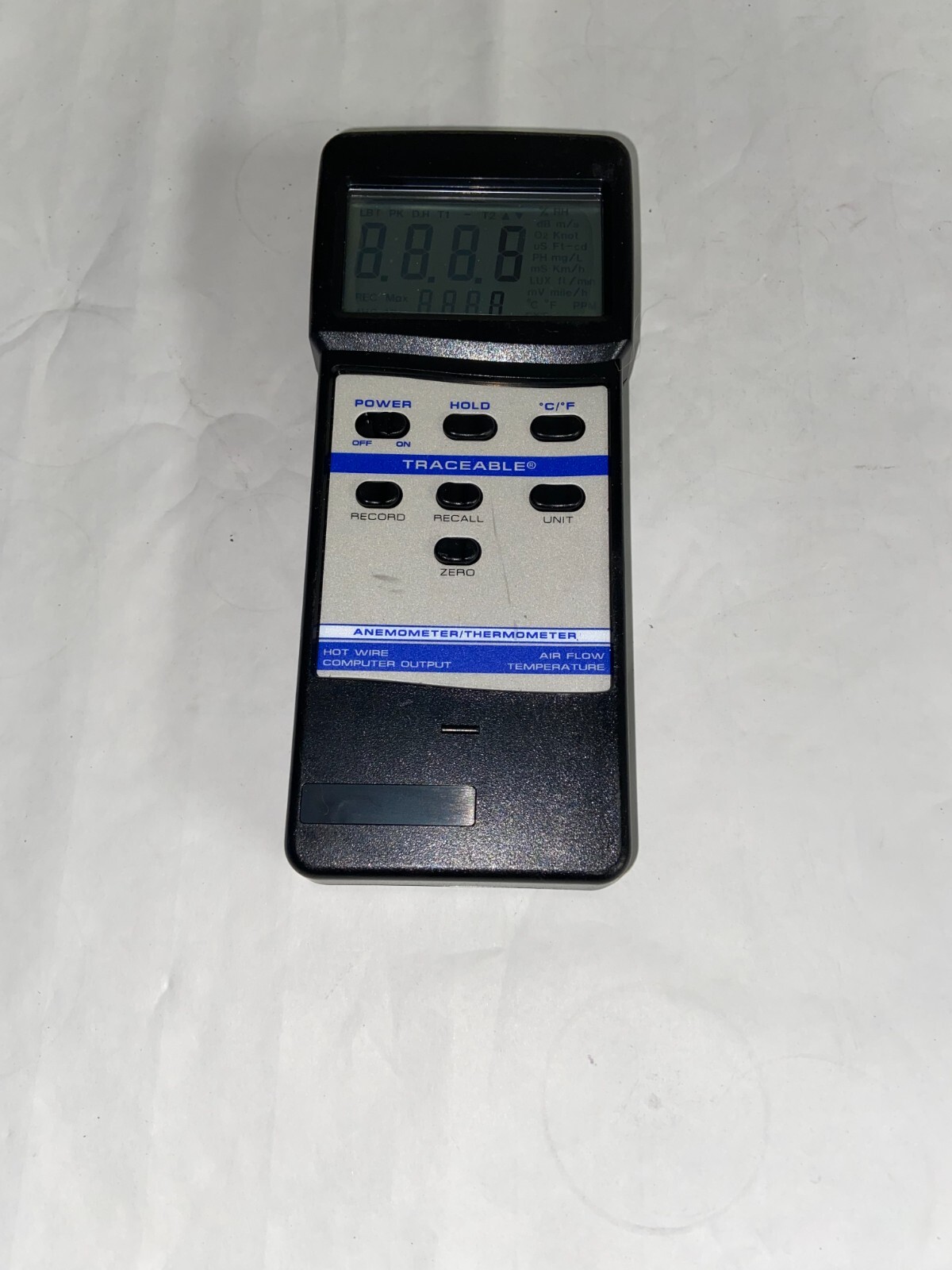 VWR / Traceable 4330 Hot Wire Anemometer / Thermometer w/ Telescopic Probe