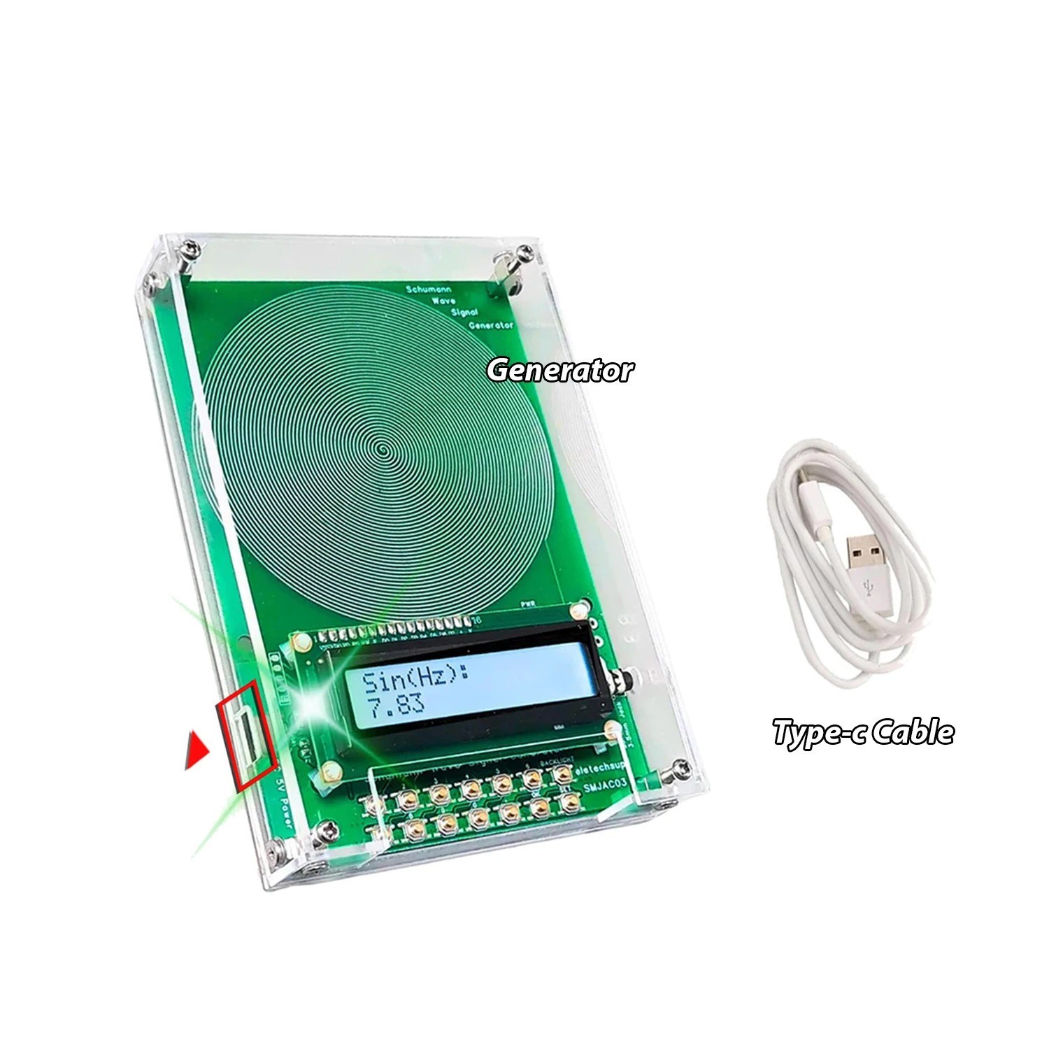 Low Frequency Signal Generator Adjustable Pulse Wave Audio Device