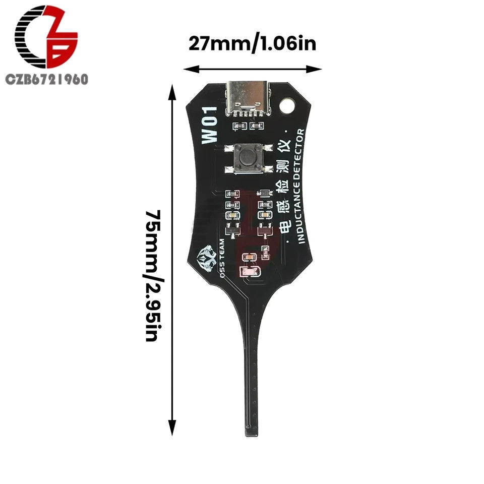 Universal Inductance Tester W01 Inductor Detectors With Compactly Construction