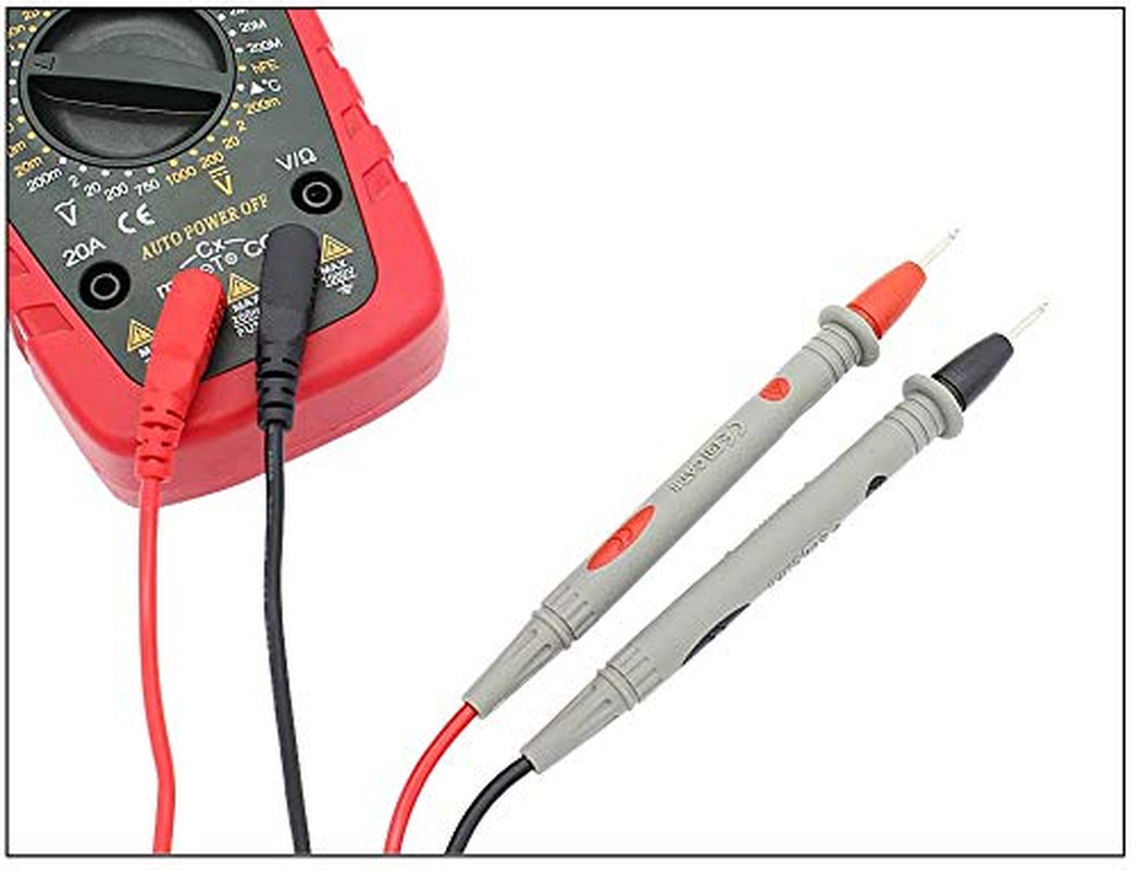 Banana Plug Multimeter Test Leads, 1000V 20A Digital Multi Meter Clamp Tester Pr