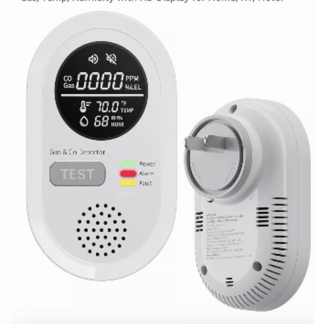 8 in 1 Gas & CO detector