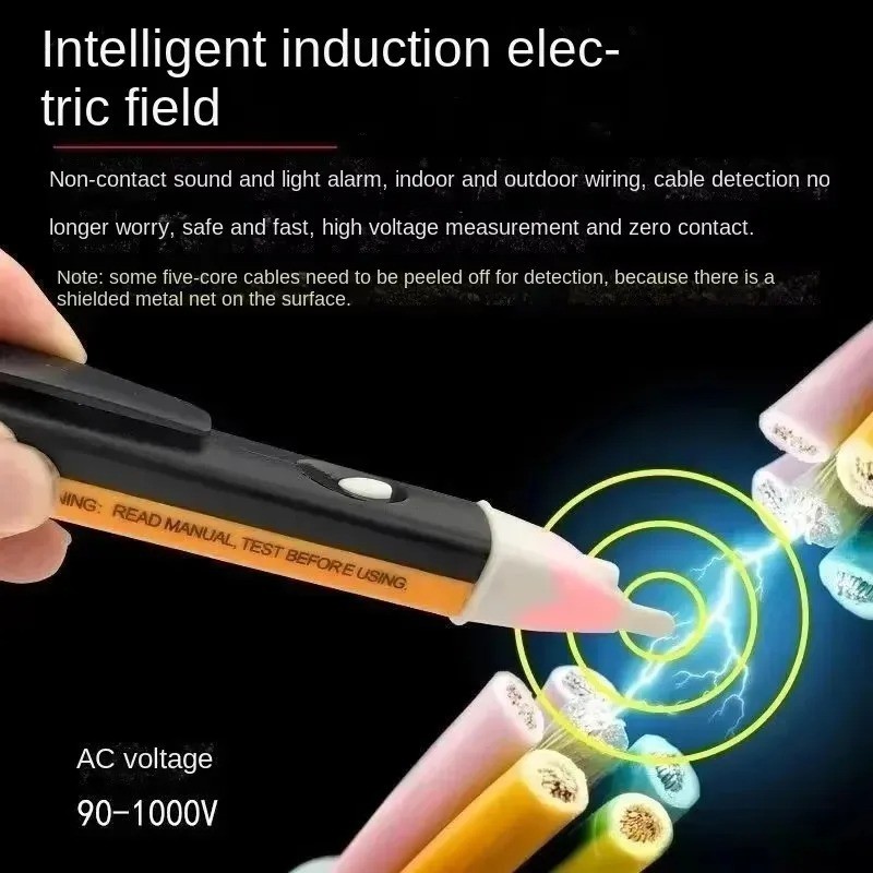 Digital Non-Contact Voltage Tester 90-1000V AC Test Pen Volt Detector