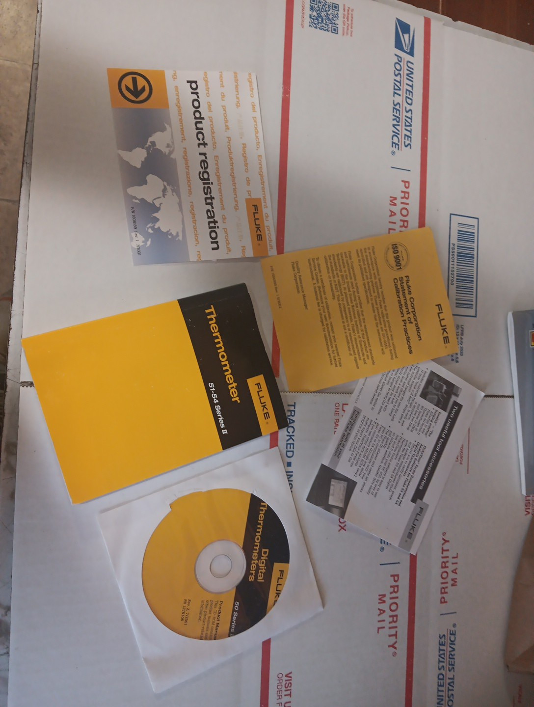 FLUKE 51-54 Series II Thermometer ‘User’s Manual’ English Version