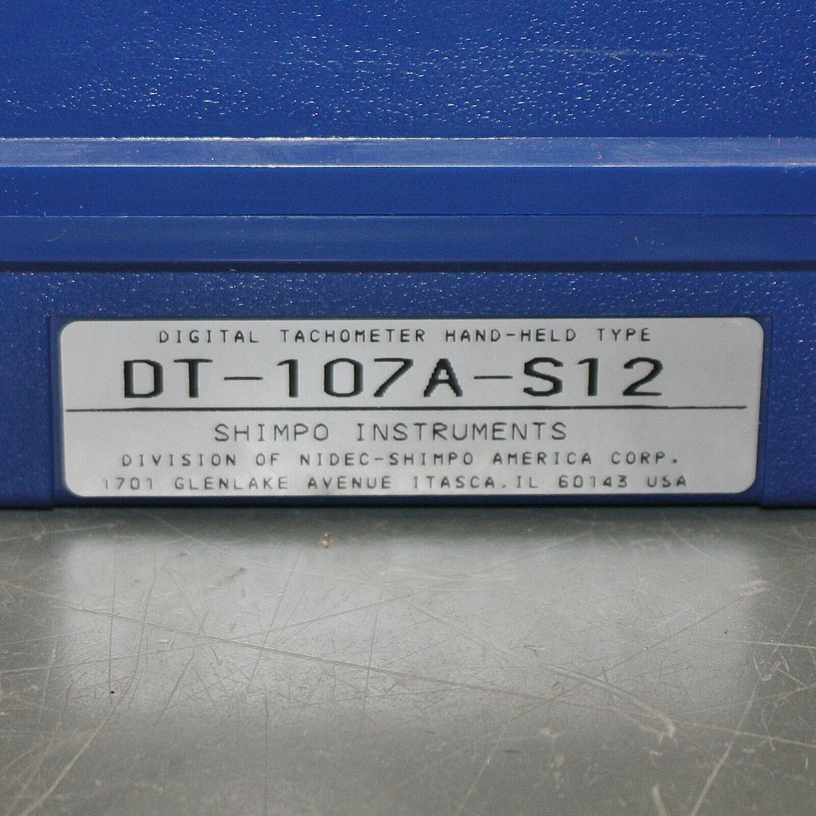 BROKEN – Nidec Shimpo Contact Tachometer DT-107A-S12, 25000 RPM Max