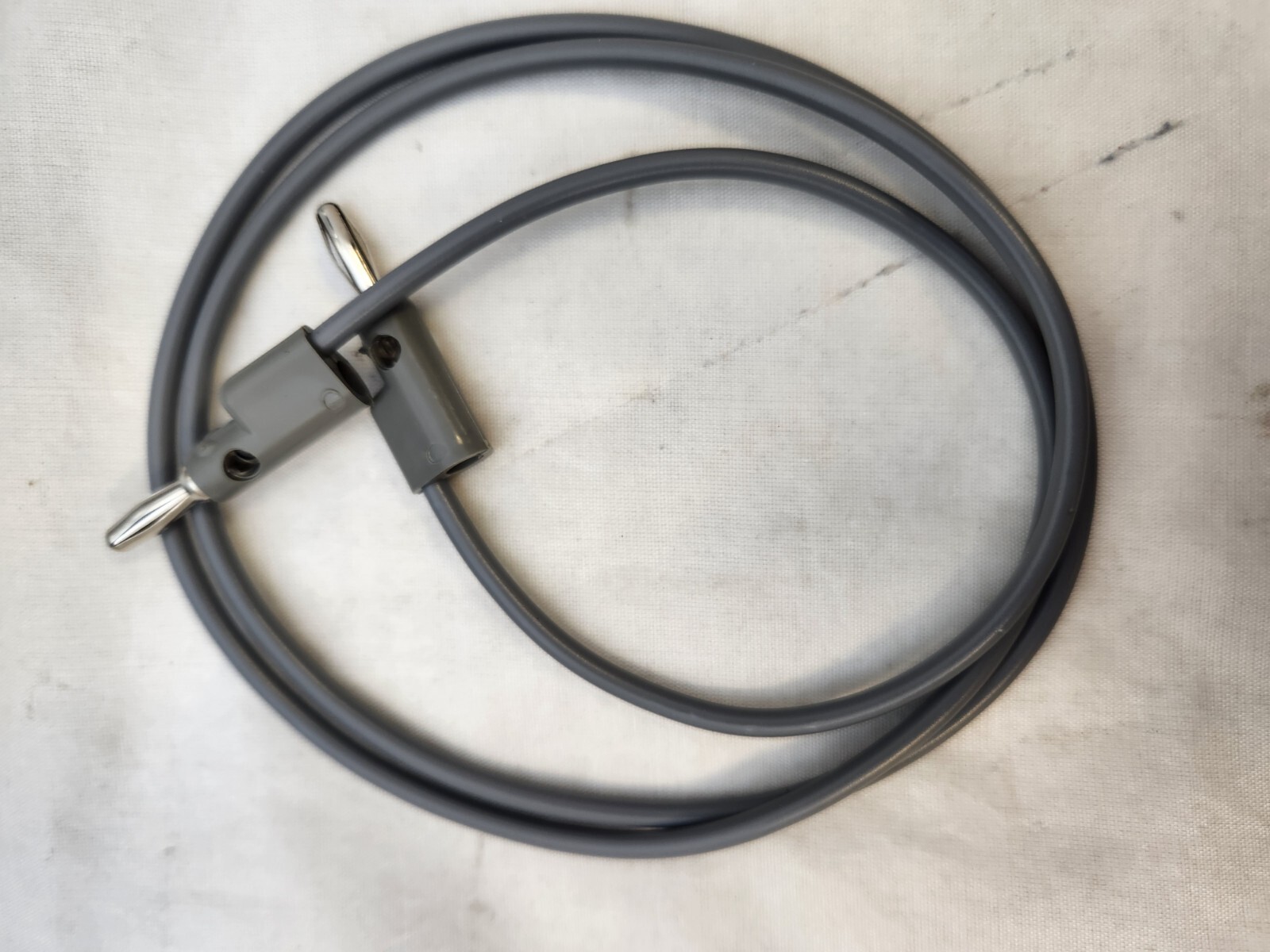 Pomona B-36-8 Stacking Banana Plug Patch Cord, Gray, 36 In.