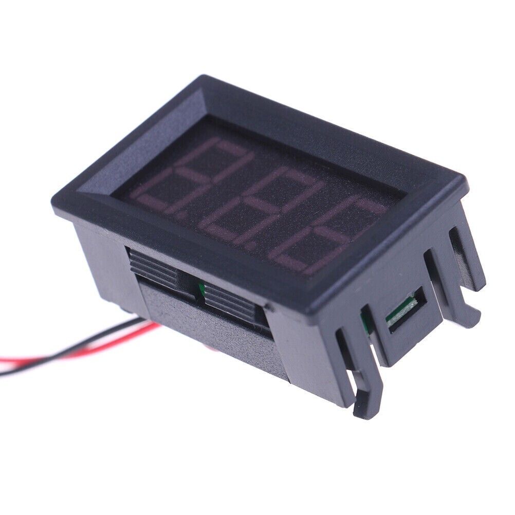 9Pcs, 3 of Each color AC 70-500V digital voltmeter LED display 2 wire volt meter