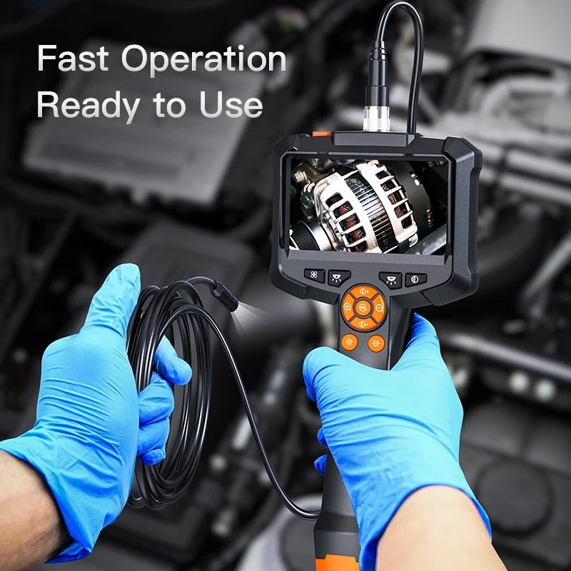 Industrial Endoscope Camera 4.3 “Single Dual Lens HD 1080P Car Inspection New