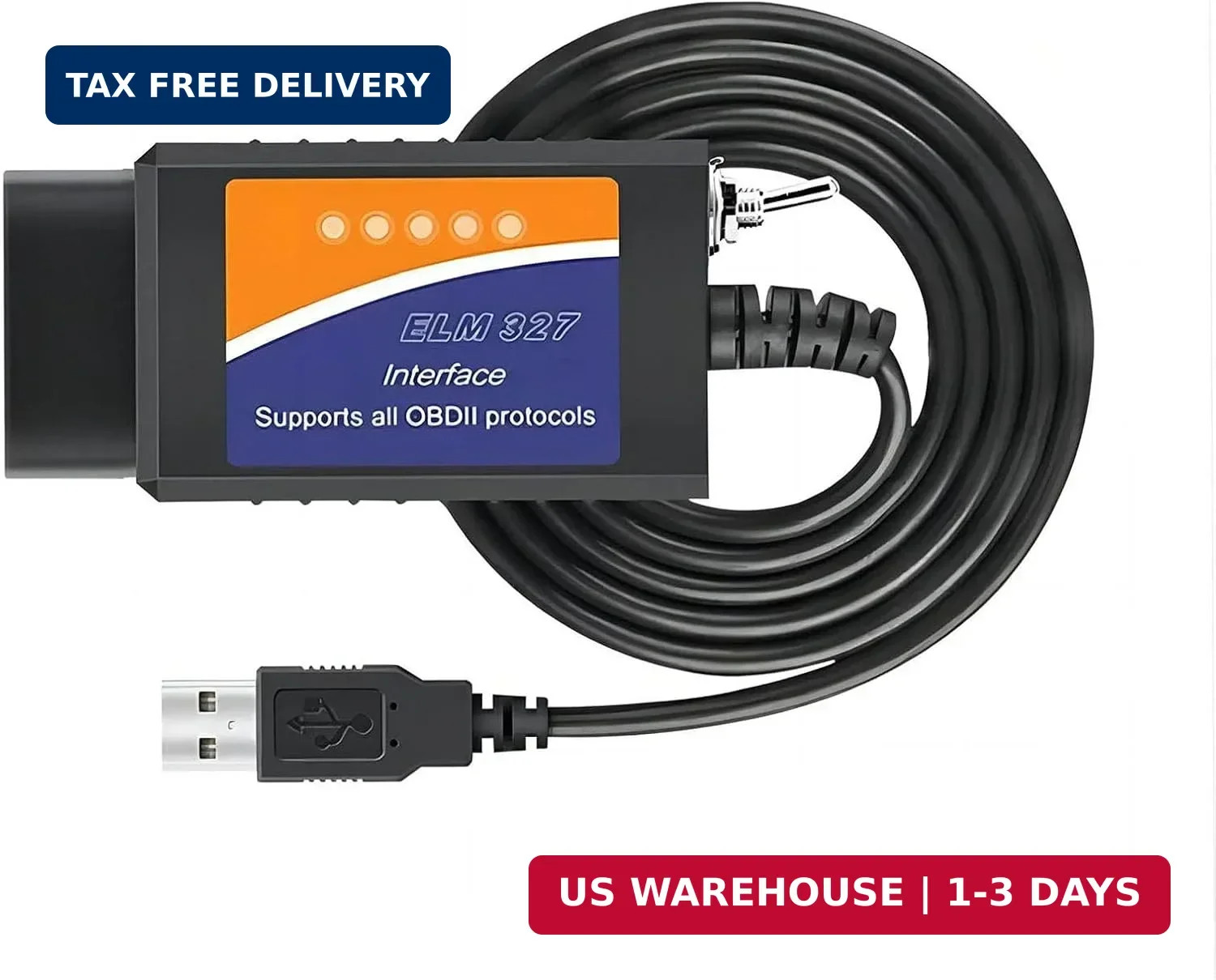 Elm327 USB Compatible with Forscan Software Obd2 Adapter for Ford F150 F250 Linc