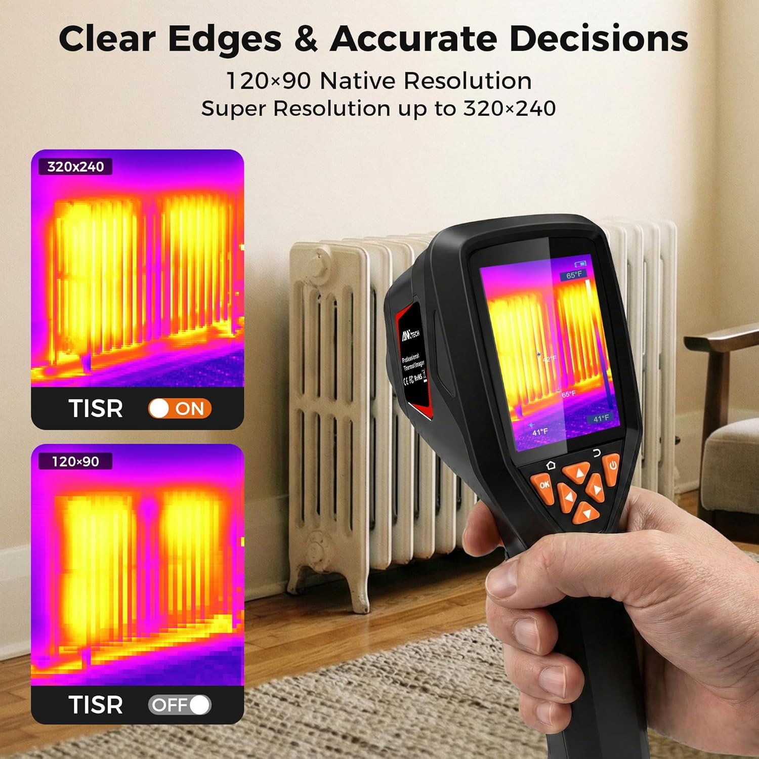 ANXTECH 320×240 Super Resolution Infrared Thermal Imaging Camera Thermal Imager