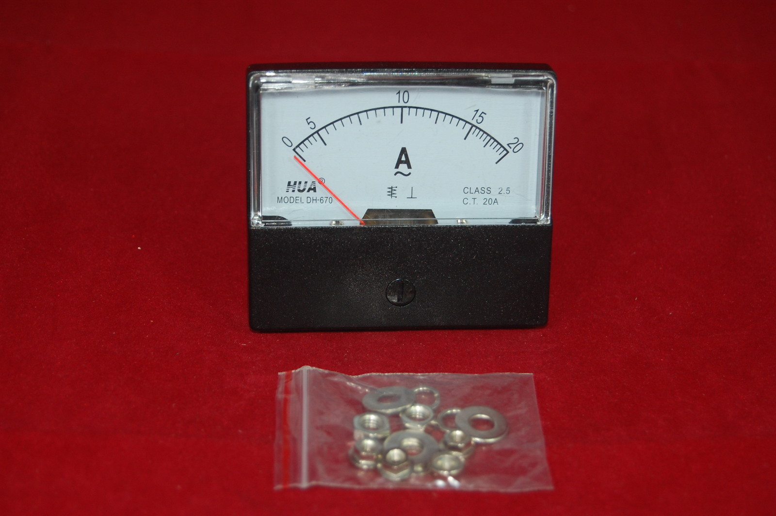 AC 20A Analog Ammeter Panel AMP Current Meter AC 0-20A 60*70MM directly Connect