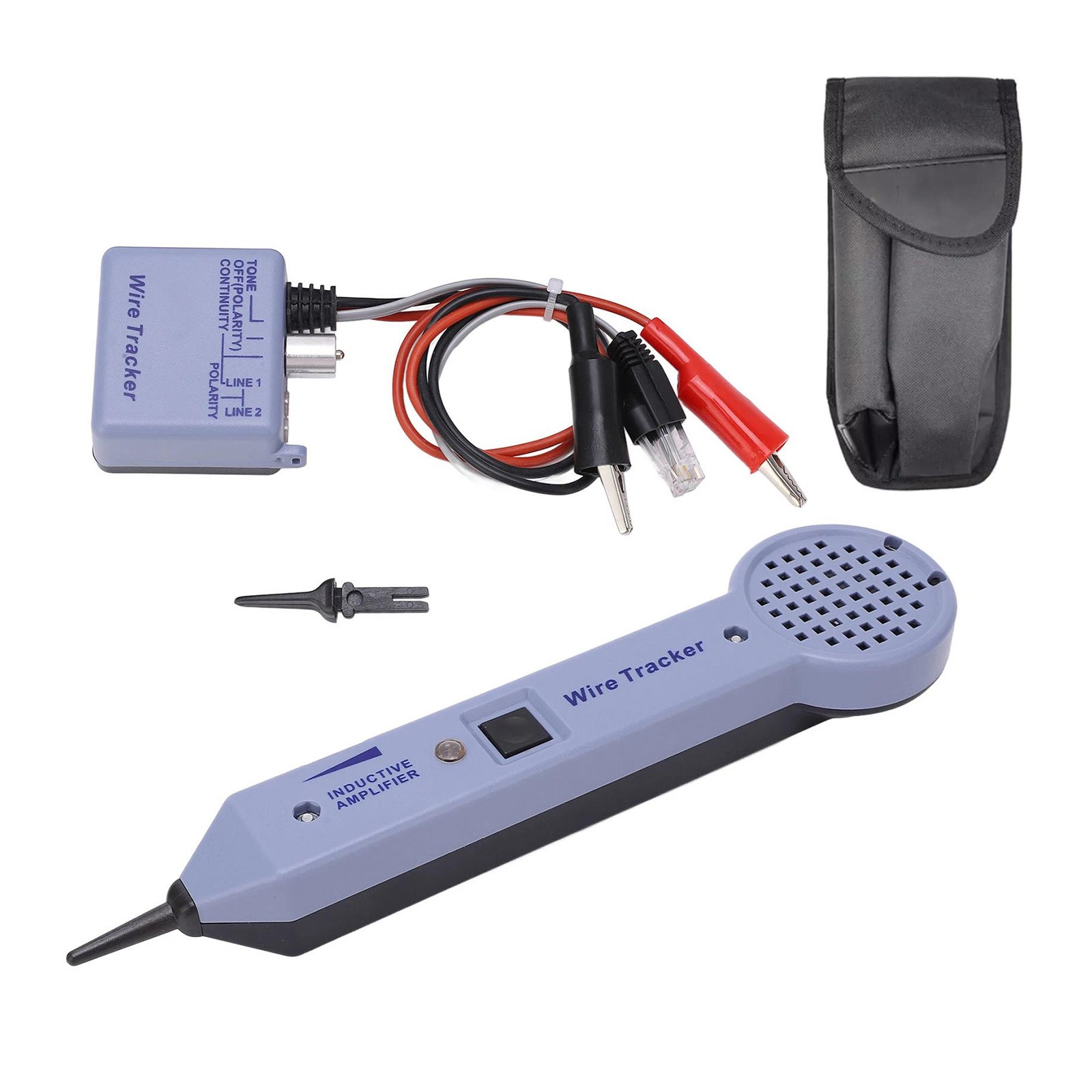 New Tone Generator Set Wire Tracer Kit Features LED Indicator Proximity Lighting