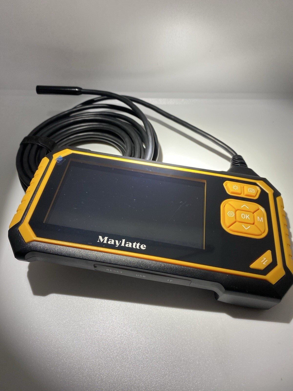 4.3-inch LCD Color Endoscope, 8mm 1080P Waterproof Inspection Camera，16.5 ft