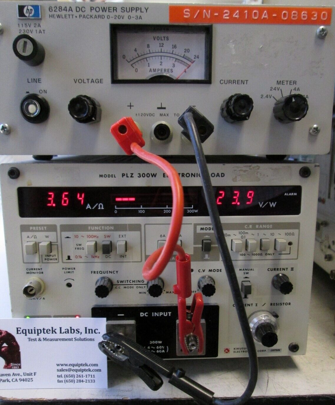 HP 6284A 20V 3A 60W Power Supply Option 40 FULLY TESTED! fully protected output