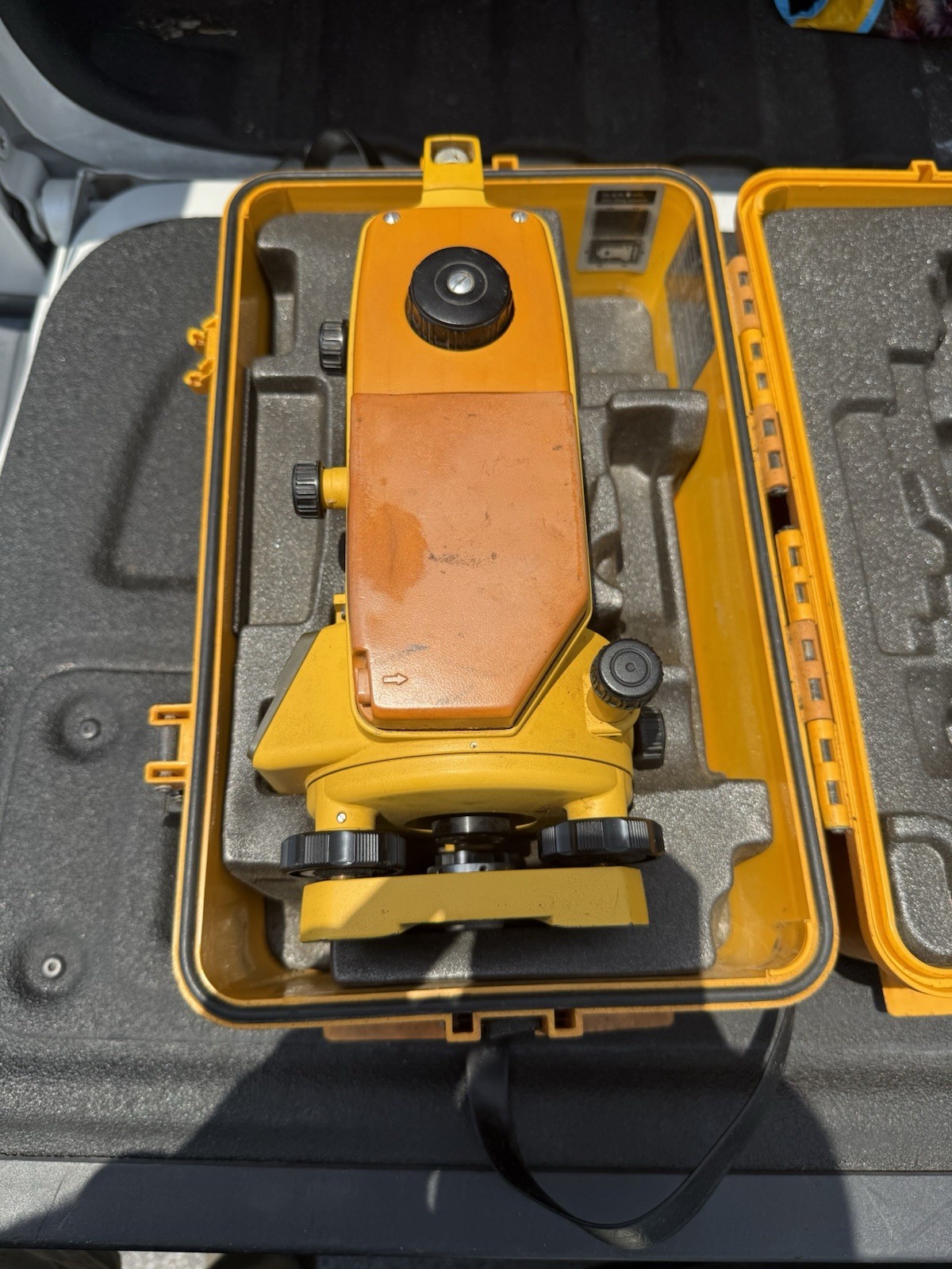 Topcon DT-30 Digital Surveyor Transom with Case Read Untested