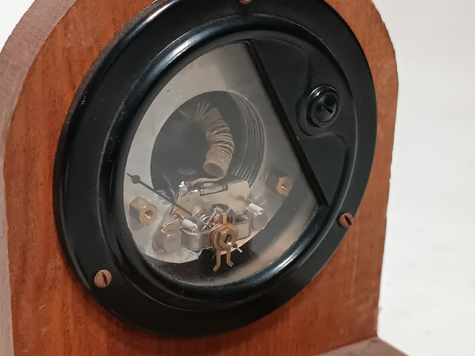 Unbranded Electrical Meter In Portable Wooden Case, Missing Dial Face