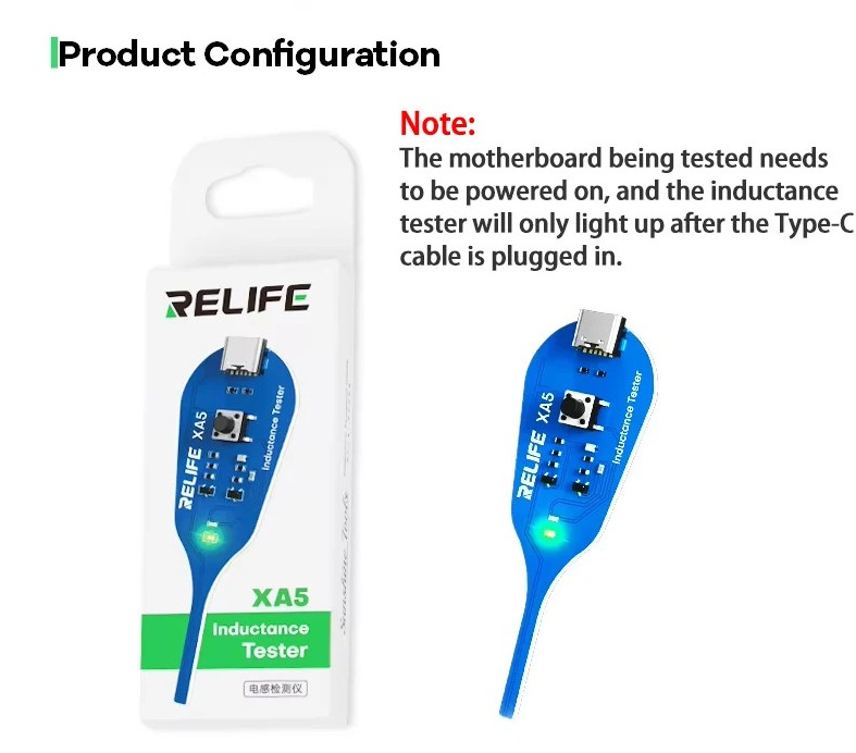 1pc Blue Non Contact Inductance Tester PCB Repair Diagnostic Tool – NEW