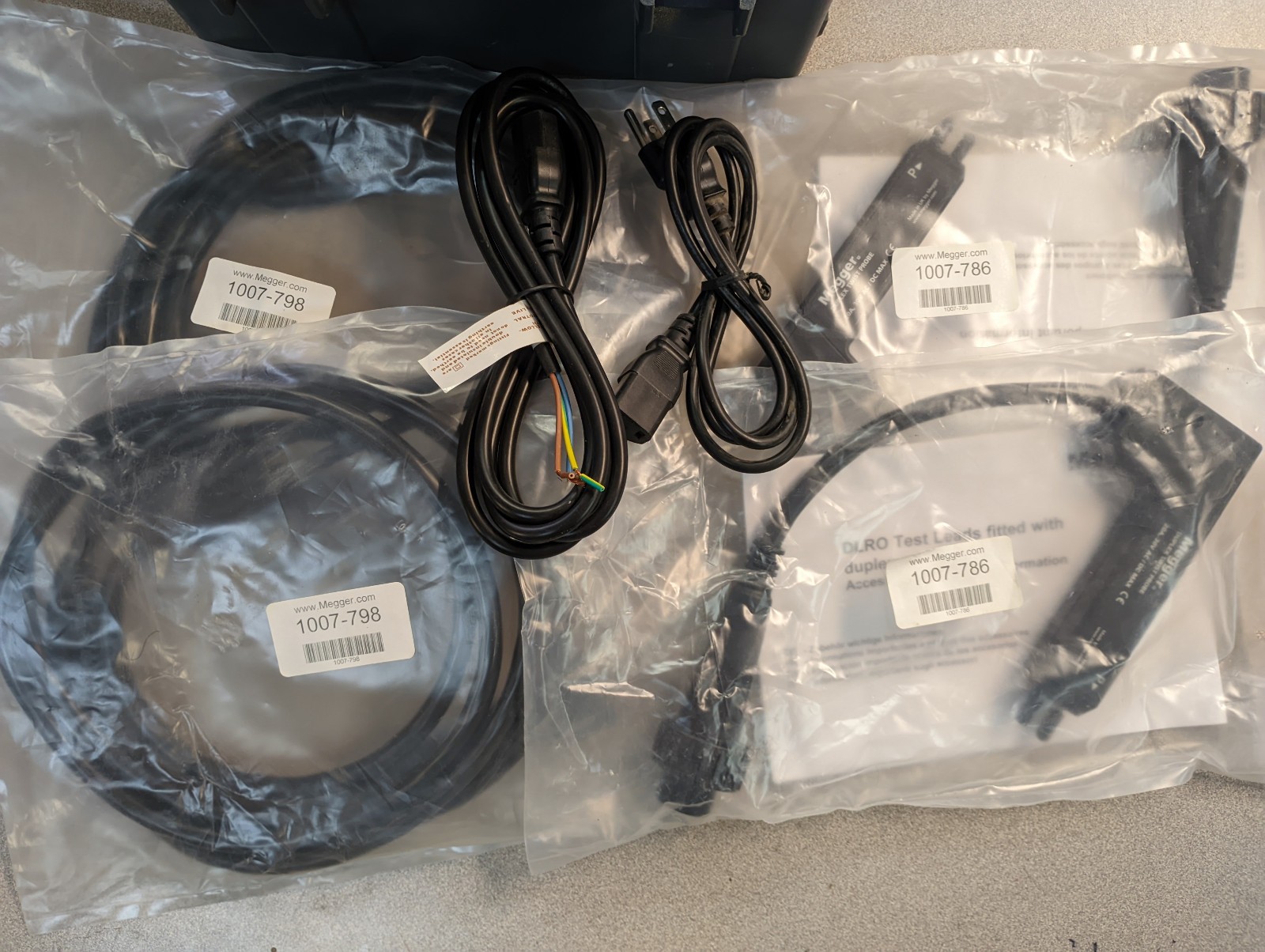 Megger BT51 120 DLRO Low Resistance Ohmmeter NOS W/ DH1-C Connect Kit NIP NATO