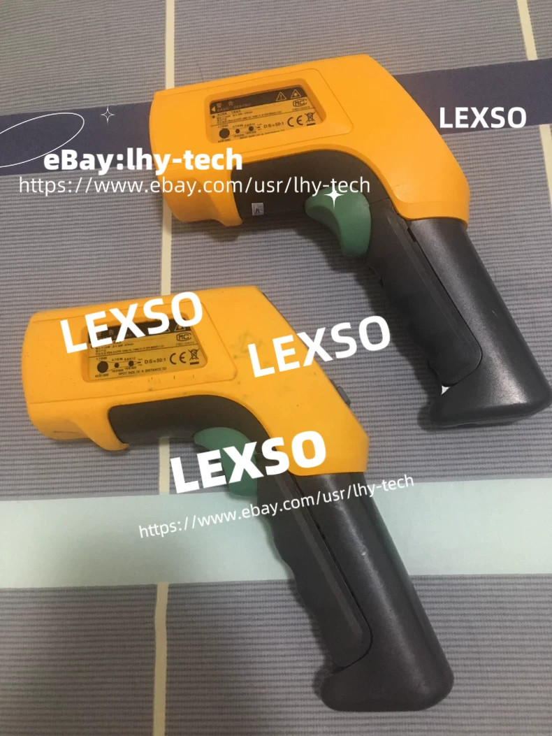 1 PCS Fluke 568 Yellow/Black Digital Infrared Corded Electric Thermometer Gun-