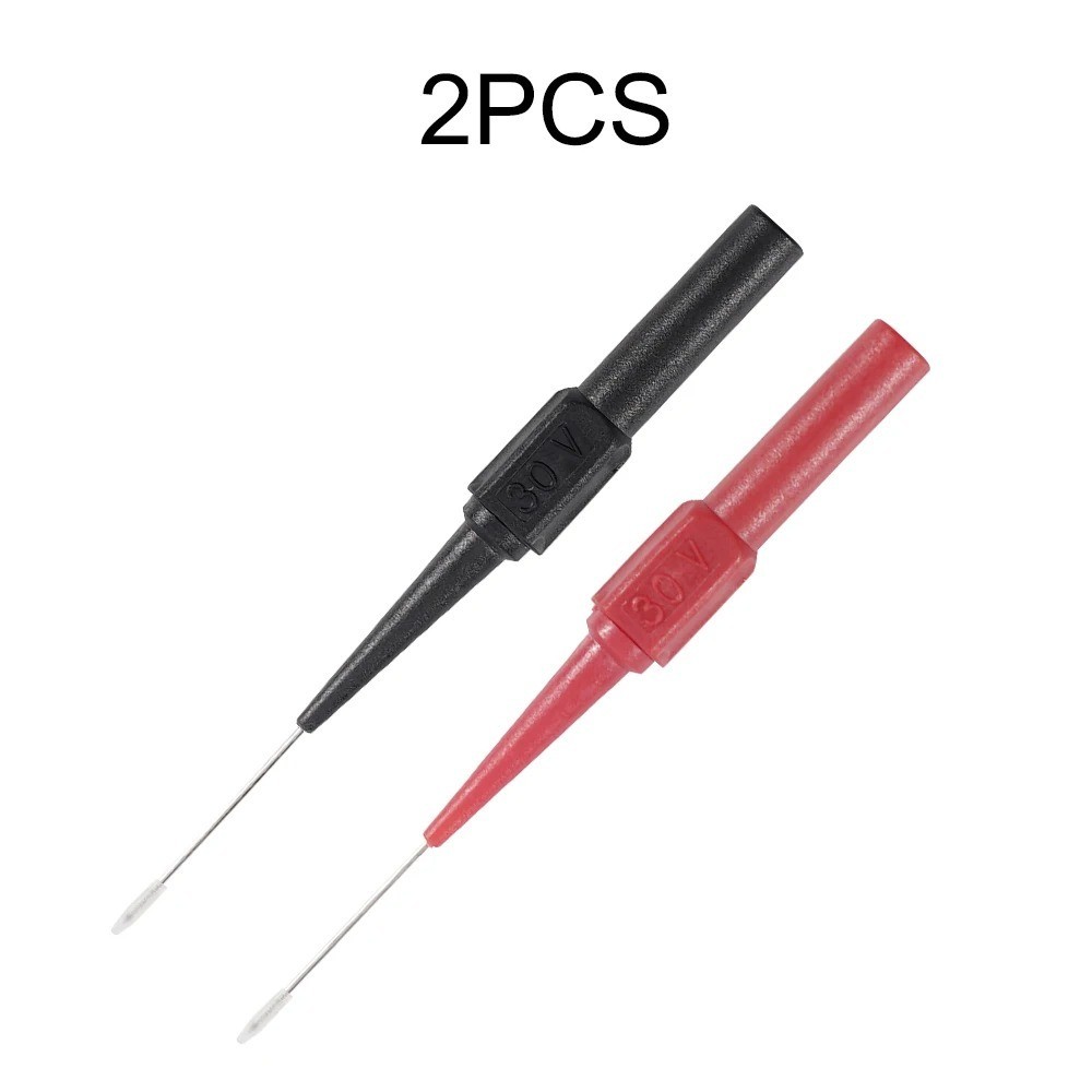 2PCS Multimeter Test Probes 30V Car Diagnostic Needle Tip Extension Kit