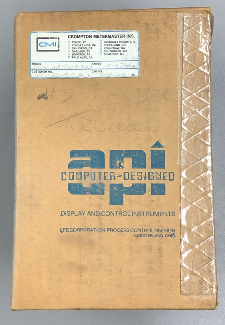 LFE API 38-2109-7502 Crompton Compack IV Controller 20A Ammeter (R7)