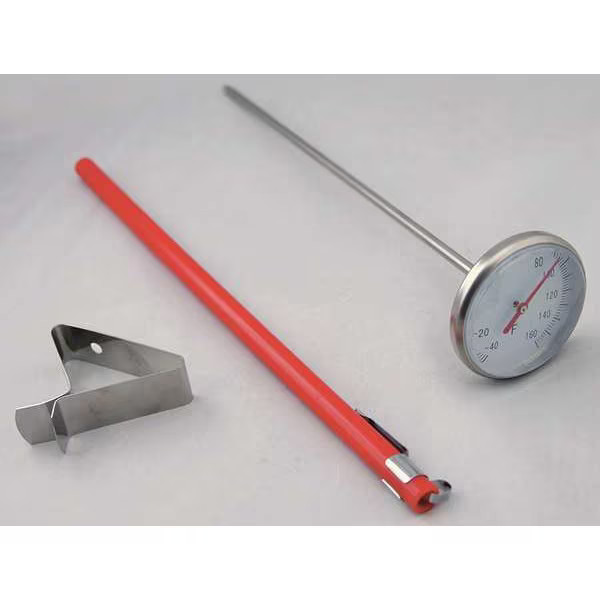 Manufacturer Varies 8″ Stem Analog Pocket Thermometer, -40 Degrees to 160