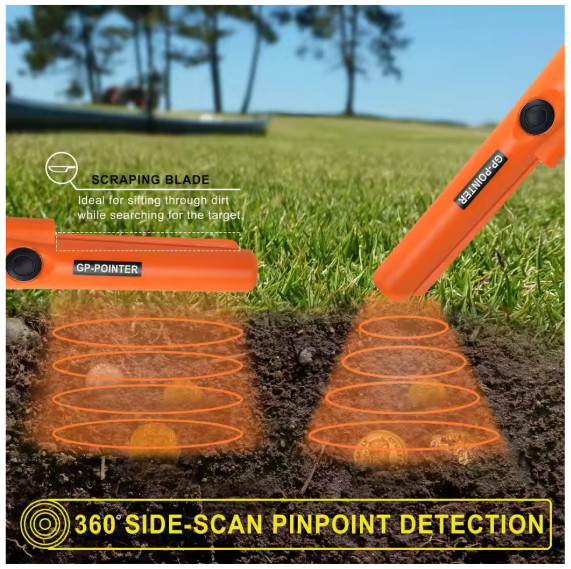 Metal Detector HandHeld Pro Pinpointer Pointer Probe Waterproof Sensitive Tester