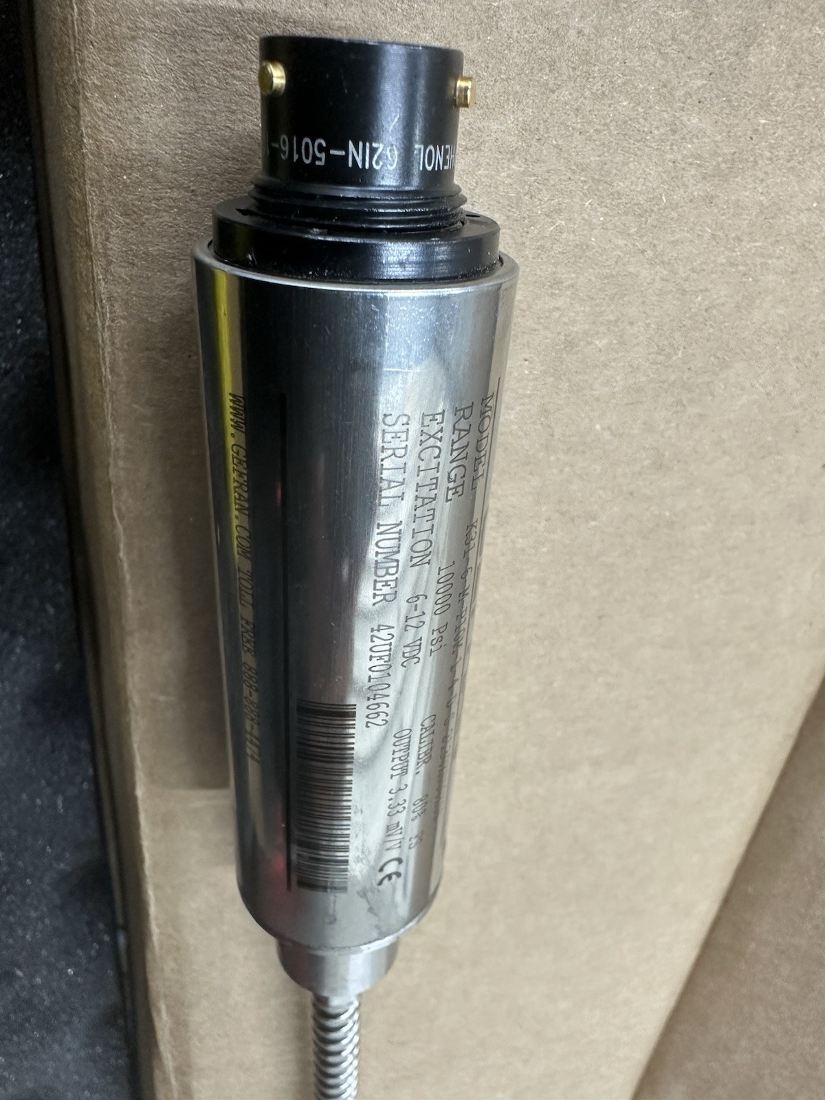 Gefran Melt Pressure Transducer New In Box