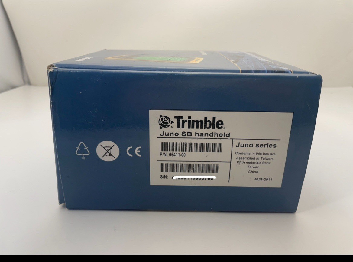 Trimble Juno SB GPS Mapping Data Collectors 66411-00 with Accesories in Box