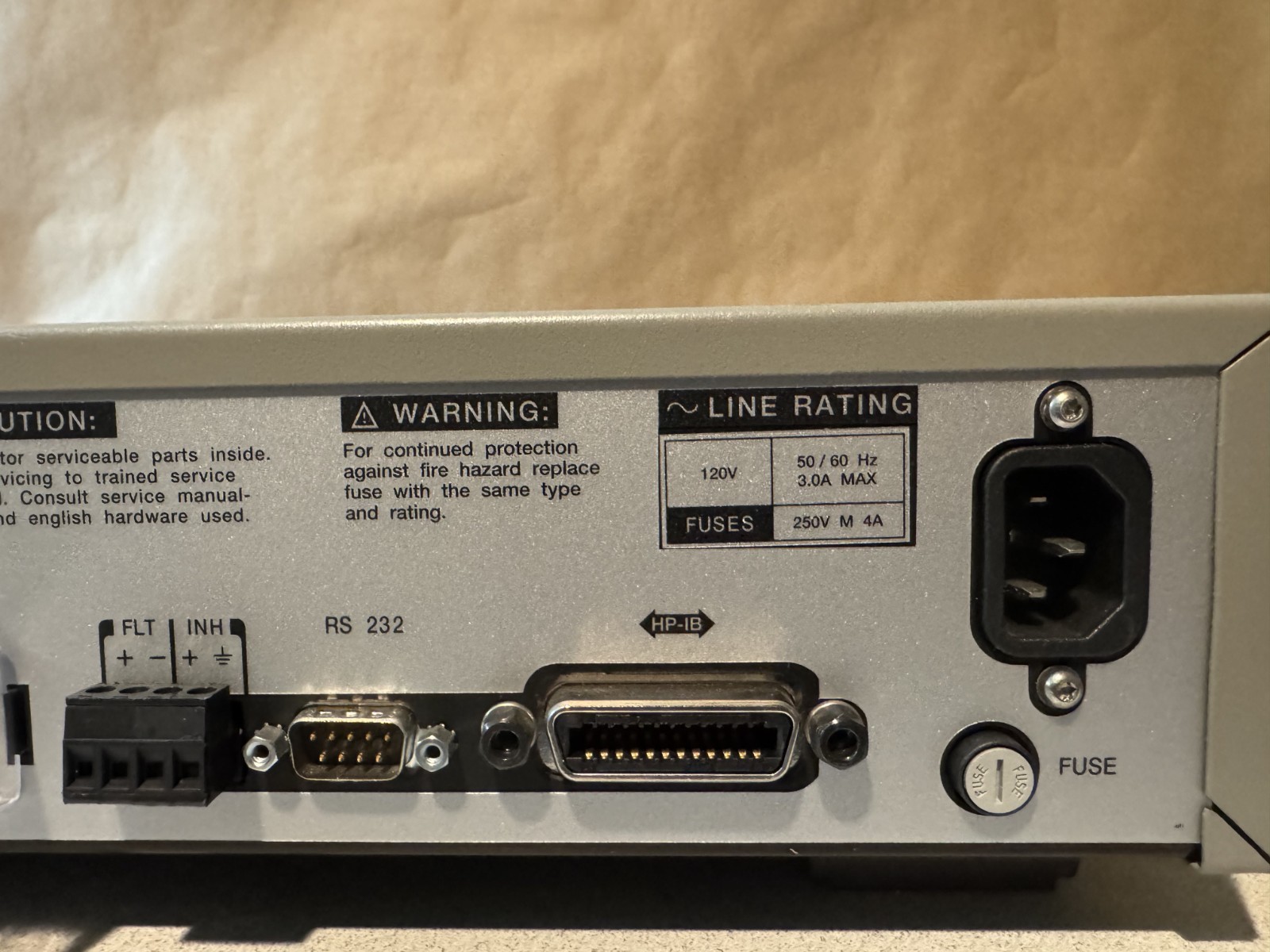 HP 6632B System DC Power Supply 0-20V/0-5A 100W