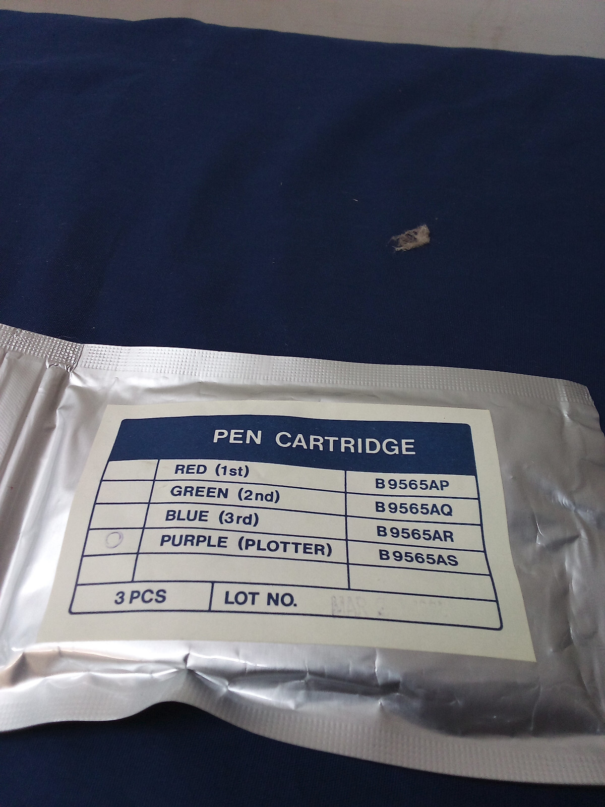 Unbranded Pen Cartridge Model B9565AS – PURPLE – NEW