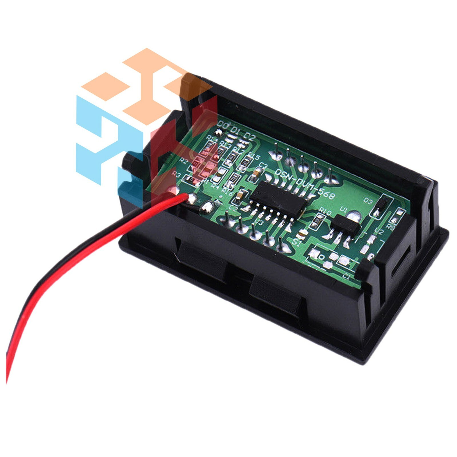 Mini Blue DC 0-30V LED Display Digital Voltage Voltmeter Panel
