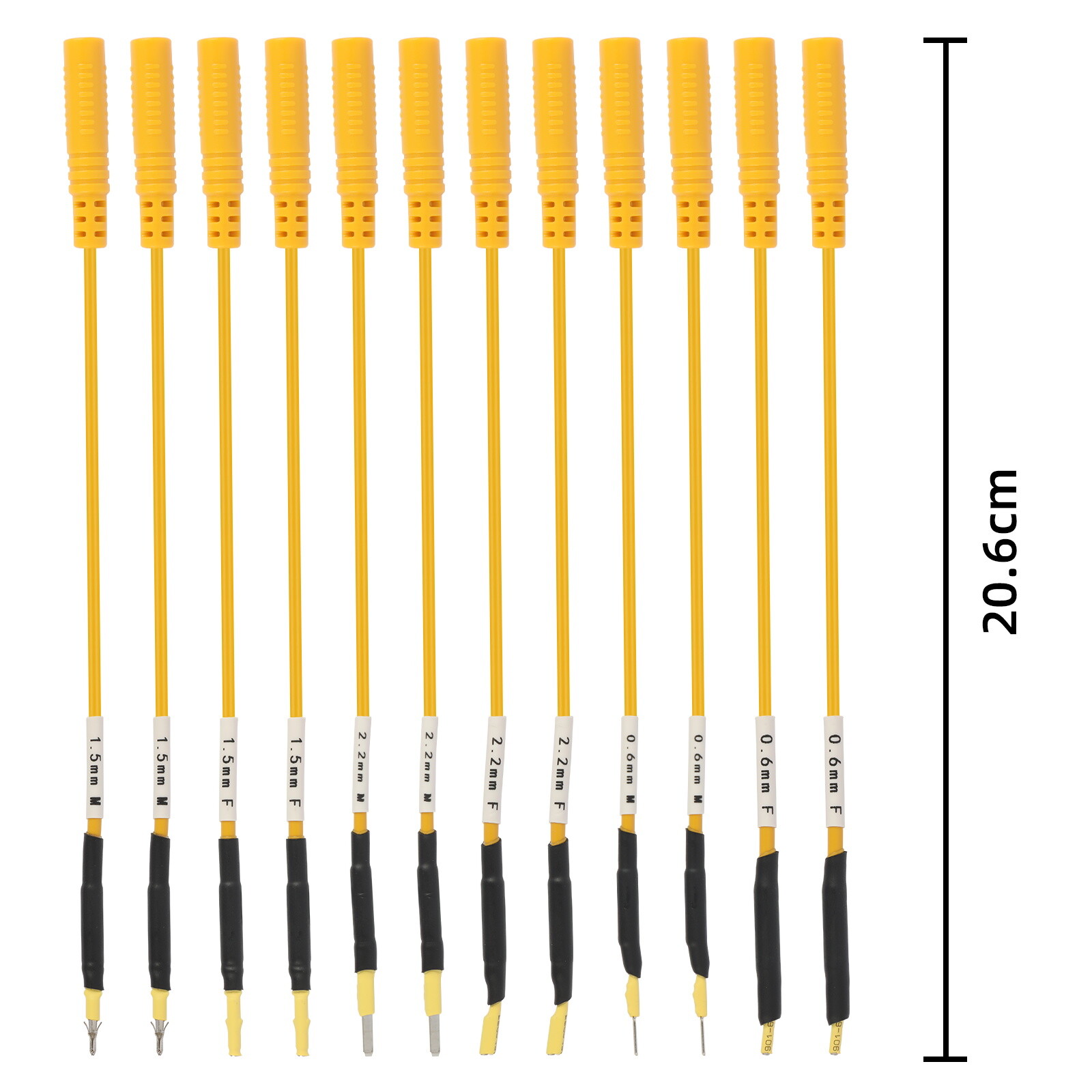 68x Electrical Multimeter Test Leads Probe Cable Oscilloscope Terminal Test Clip