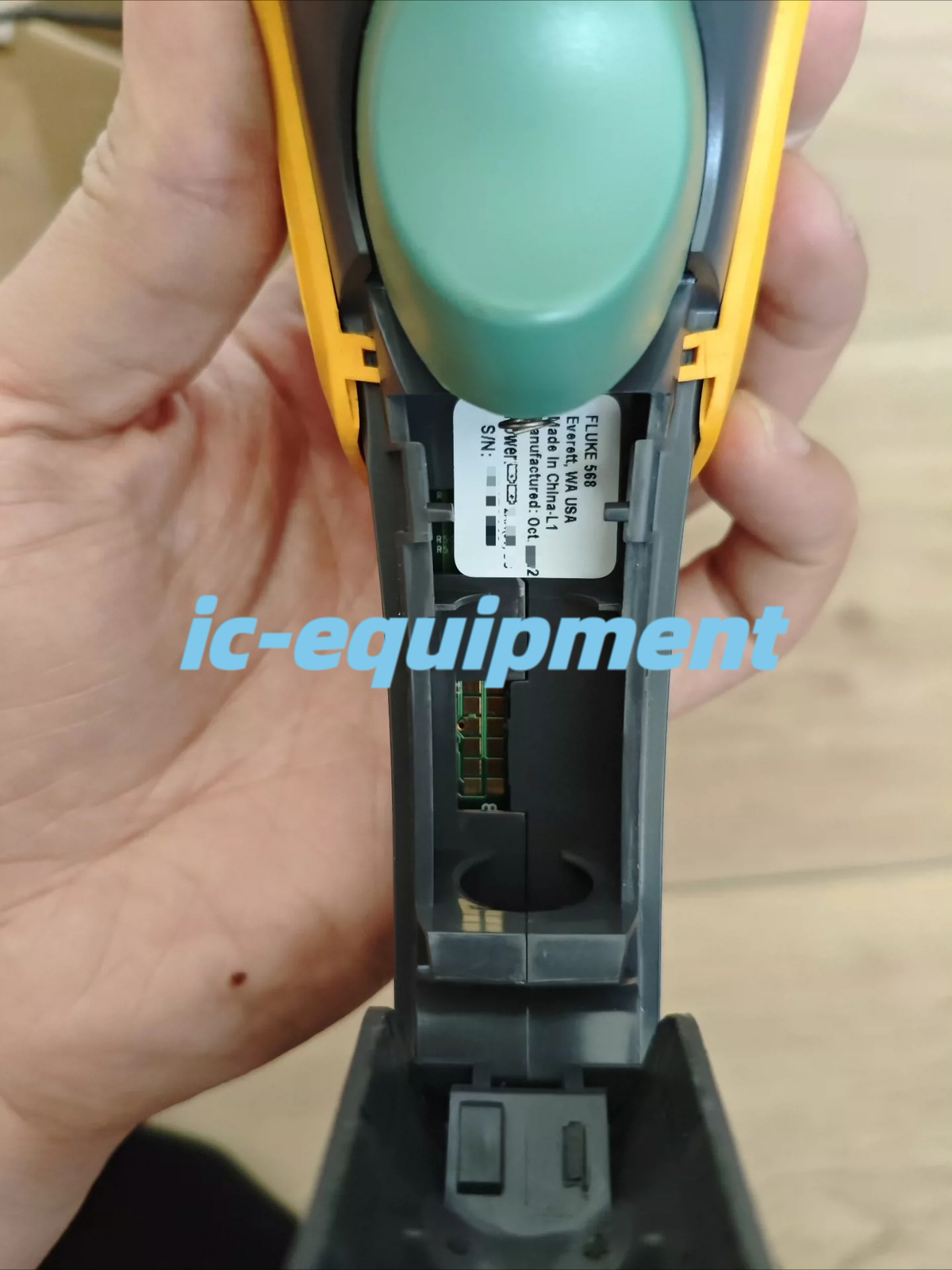 1 PCS Fluke 568 Yellow/Black Digital Infrared Corded Electric Thermometer Gun#ic