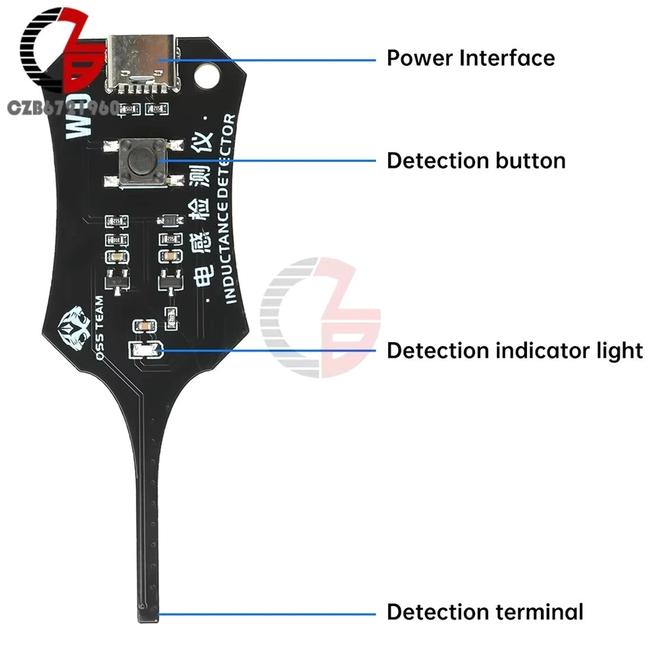 Universal Inductance Tester W01 Inductor Detectors With Compactly Construction