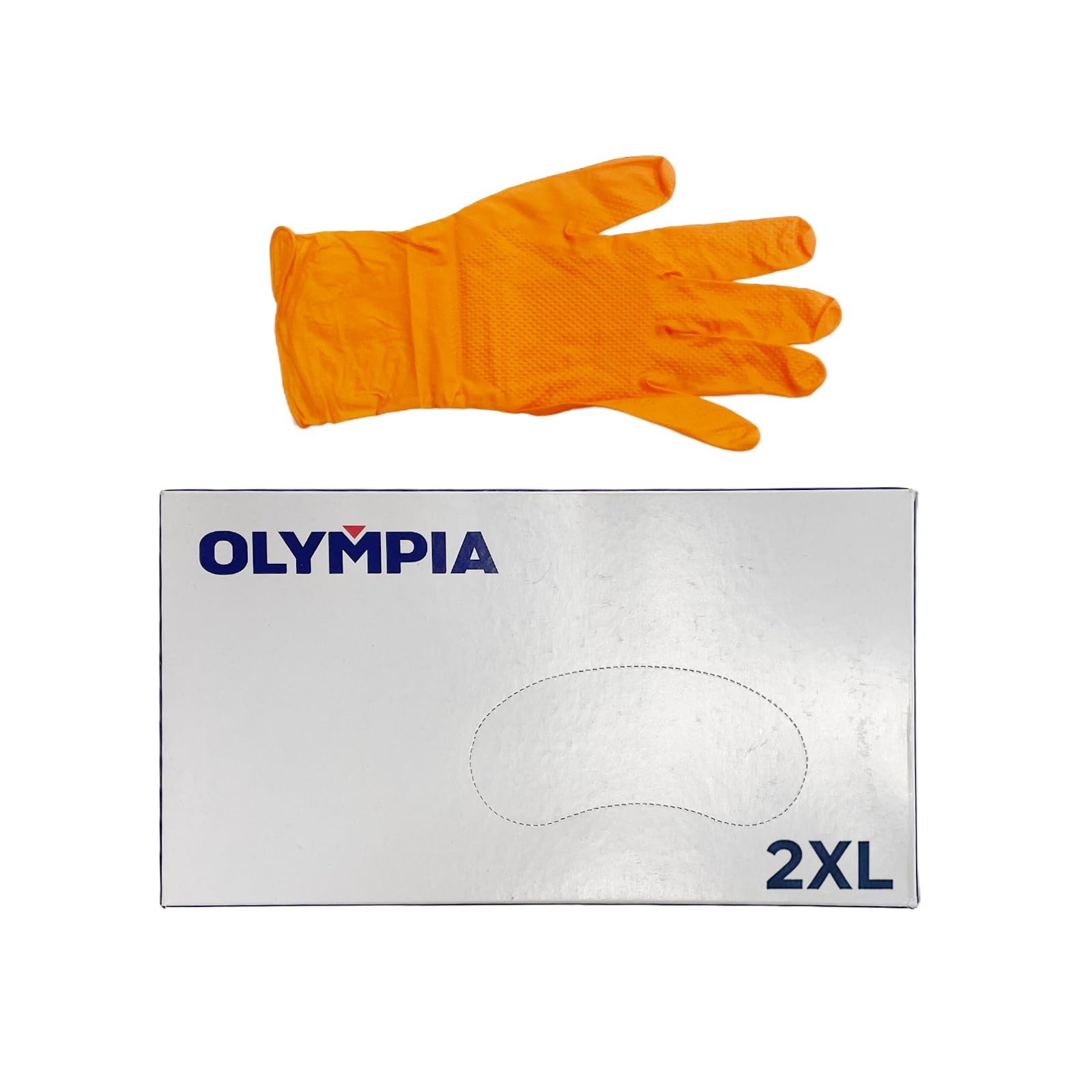 NORTHSKY Olympia Disposable Nitrile Gloves, 6 mil, Diamond, Black or Orange 1…