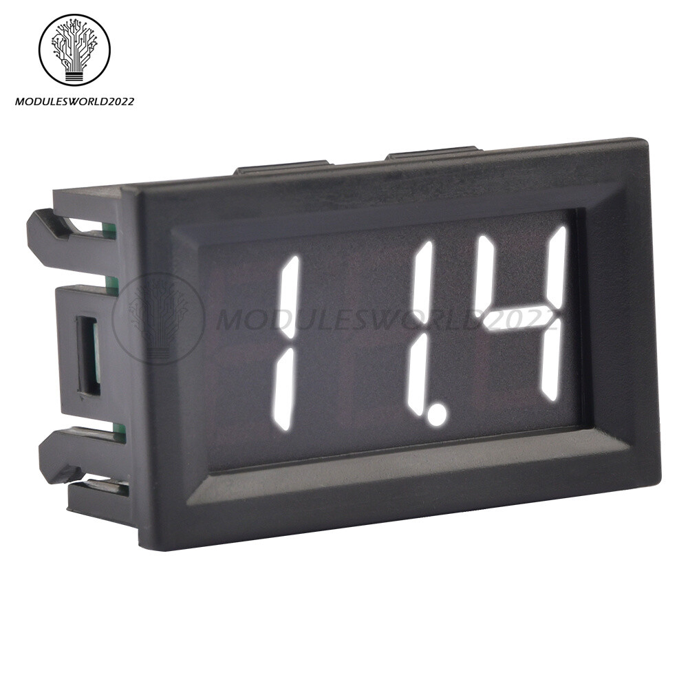 DC0V-100V Panel Meter Digital Voltmeter Three Wires 5Color 0.56 inch LED Display