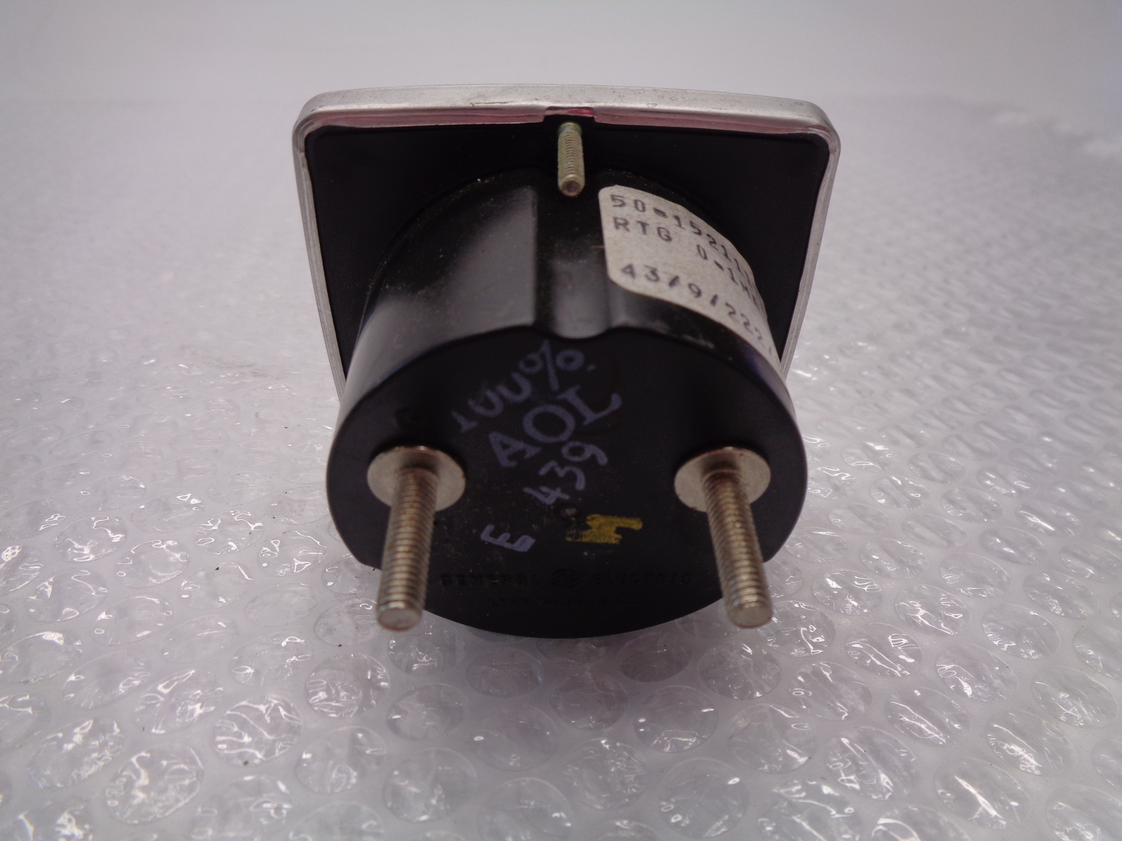 GENERAL ELECTRIC 50-152111FASF2 RTG-0-1-MA PANEL METER NSNP