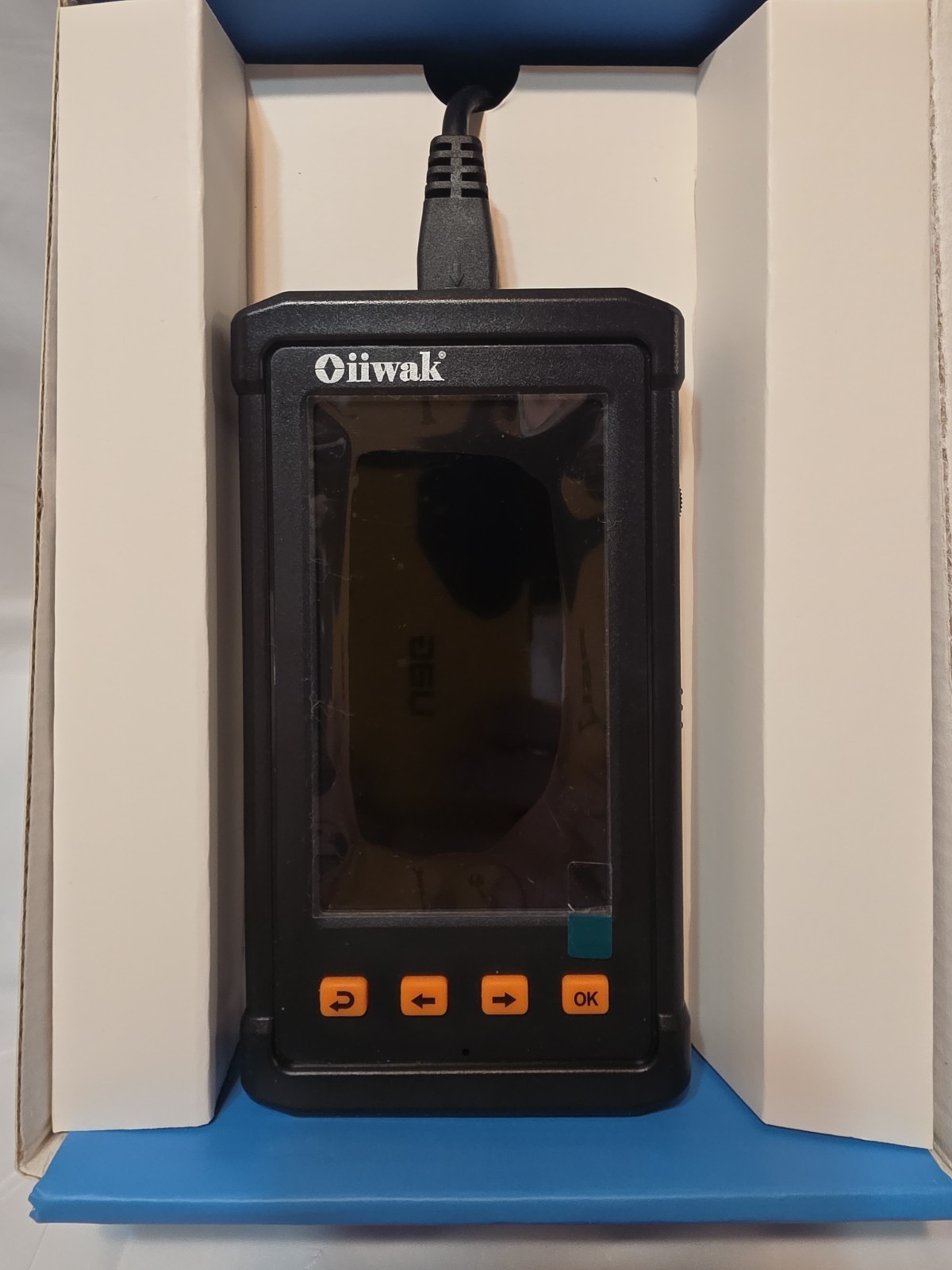 Oiiwak 360° Rotation Endoscope 15m Borescope Inspection Camera 6x Digital Zoom