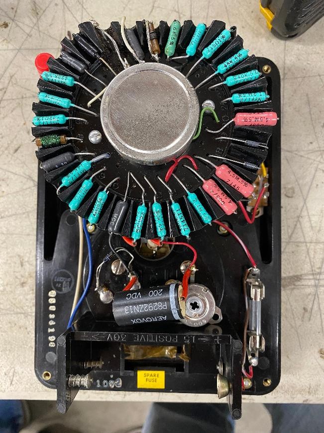 Vtg Triplett 630-NA Analog Multimeter Leather Case Untested No Leads Voltmeter