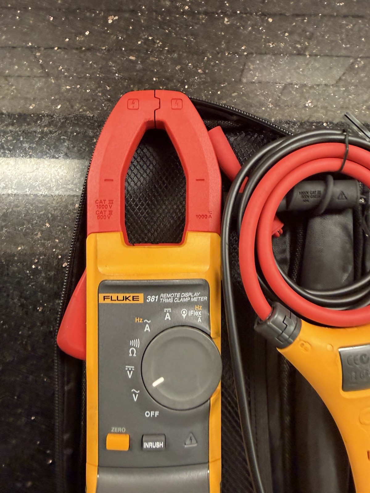 Fluke 381 Remote Display True-RMS AC/DC Clamp Meter with iFlex Open Box !!