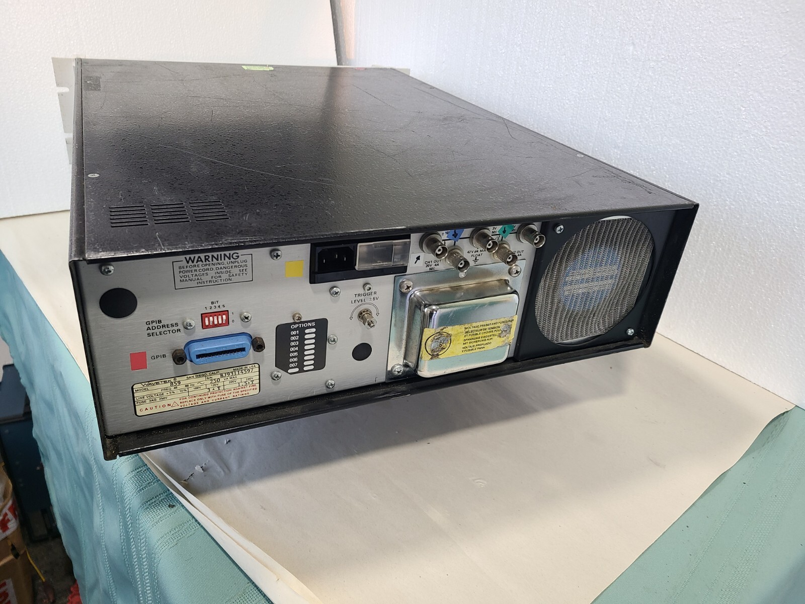 Wavetek 859 50mhz Programmable Pulse Generator, Powers Up, Untested