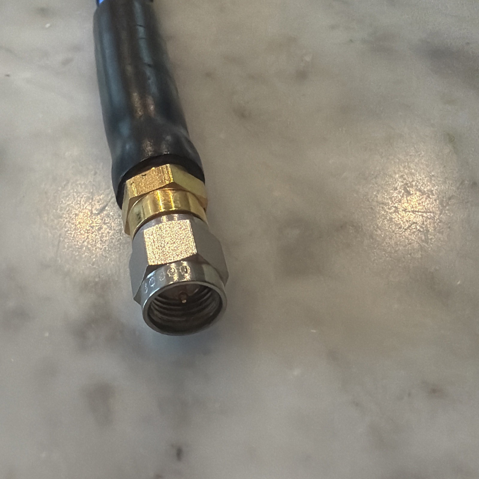 1A- Tensolite 12” Cable Assembly SMA M-M Heavy Duty Semi Rigid High Frequency