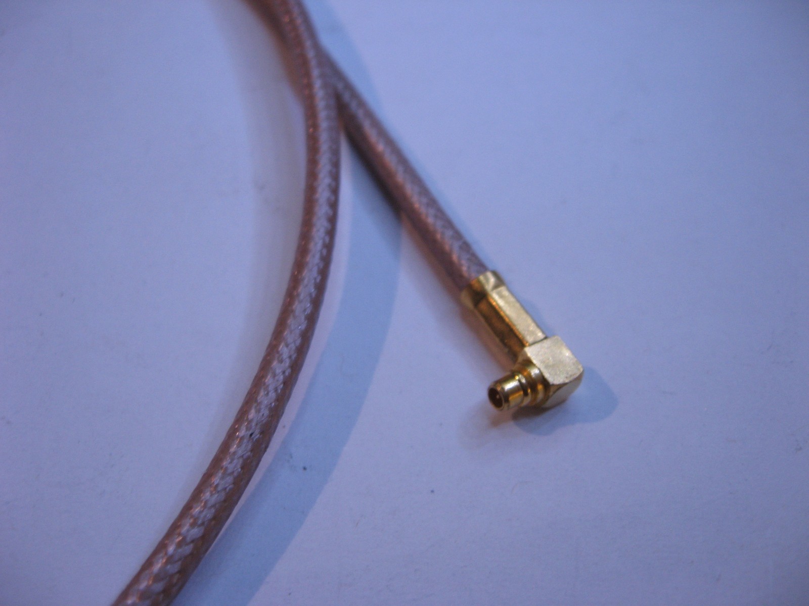 Coaxial Cable 36 in Long, MMCX Right Angle Female to SMA Male – Used