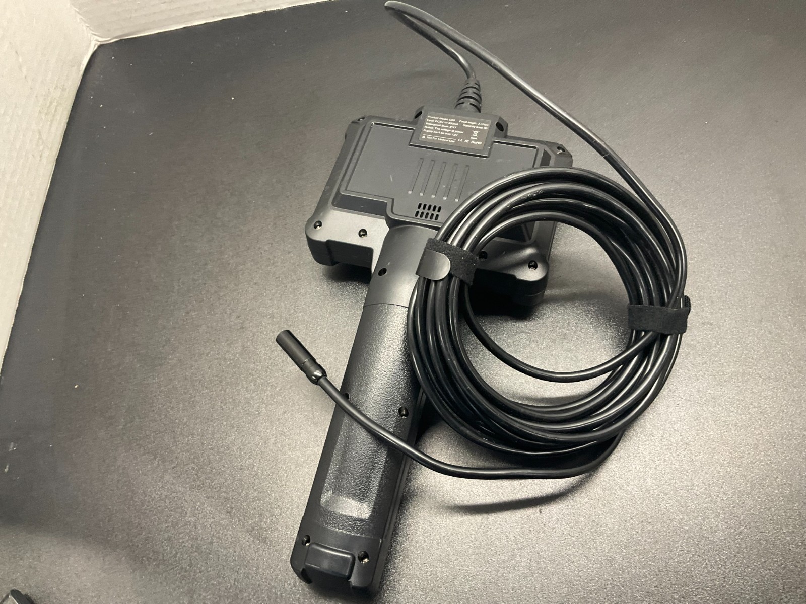 WINWEND Endoscope Borescope Camera w/ Light 4.3″ Screen 16.5ft Semi-Rigid Cord