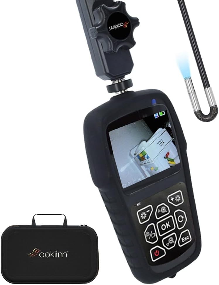 0.15in (3.9mm) Ultra Thin Articulating Borescope with Dimmable Light