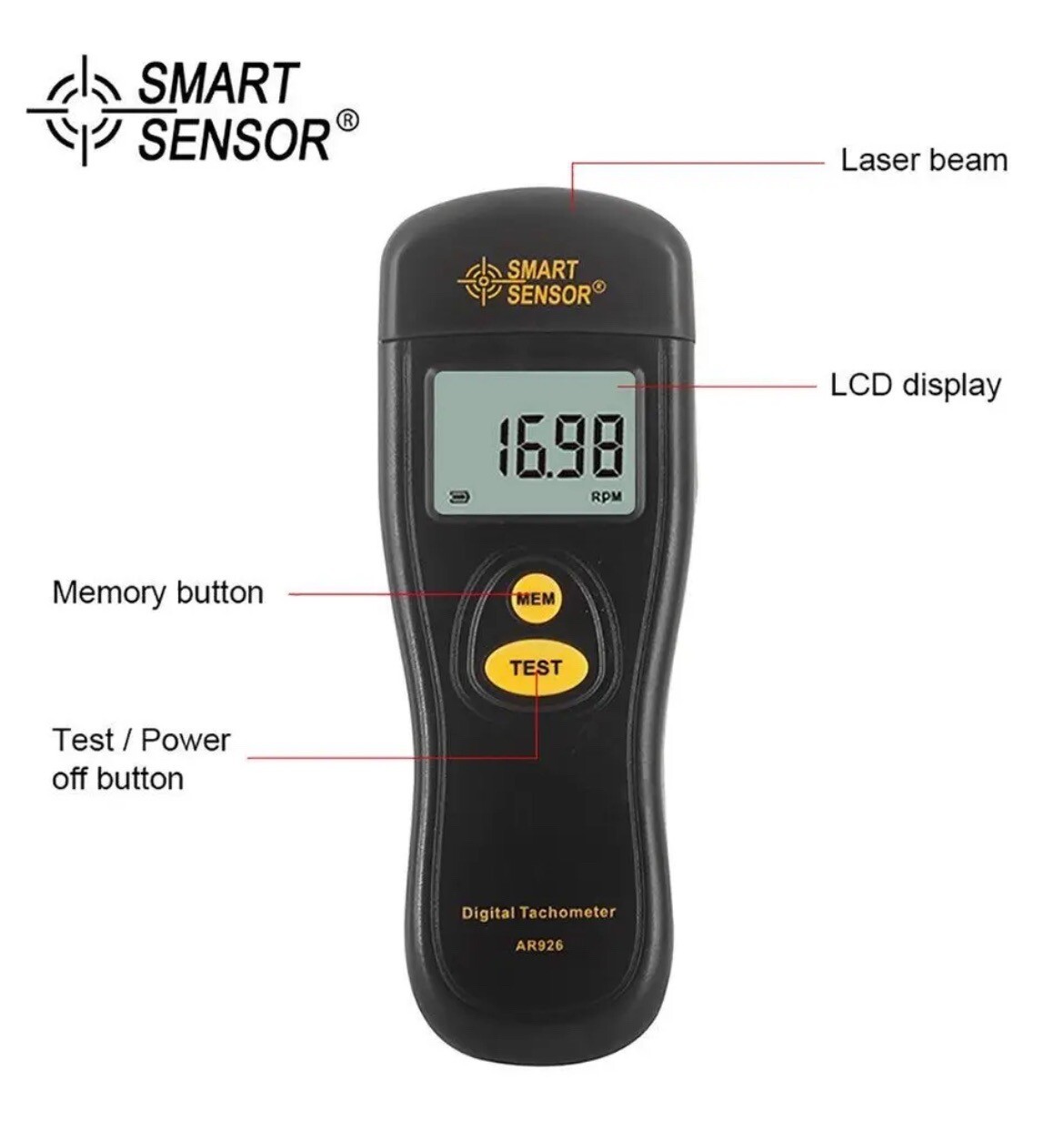 Digital Wood Moisture Meter Moisture Meter Hygrometer Moisture Detector, 2%~70%