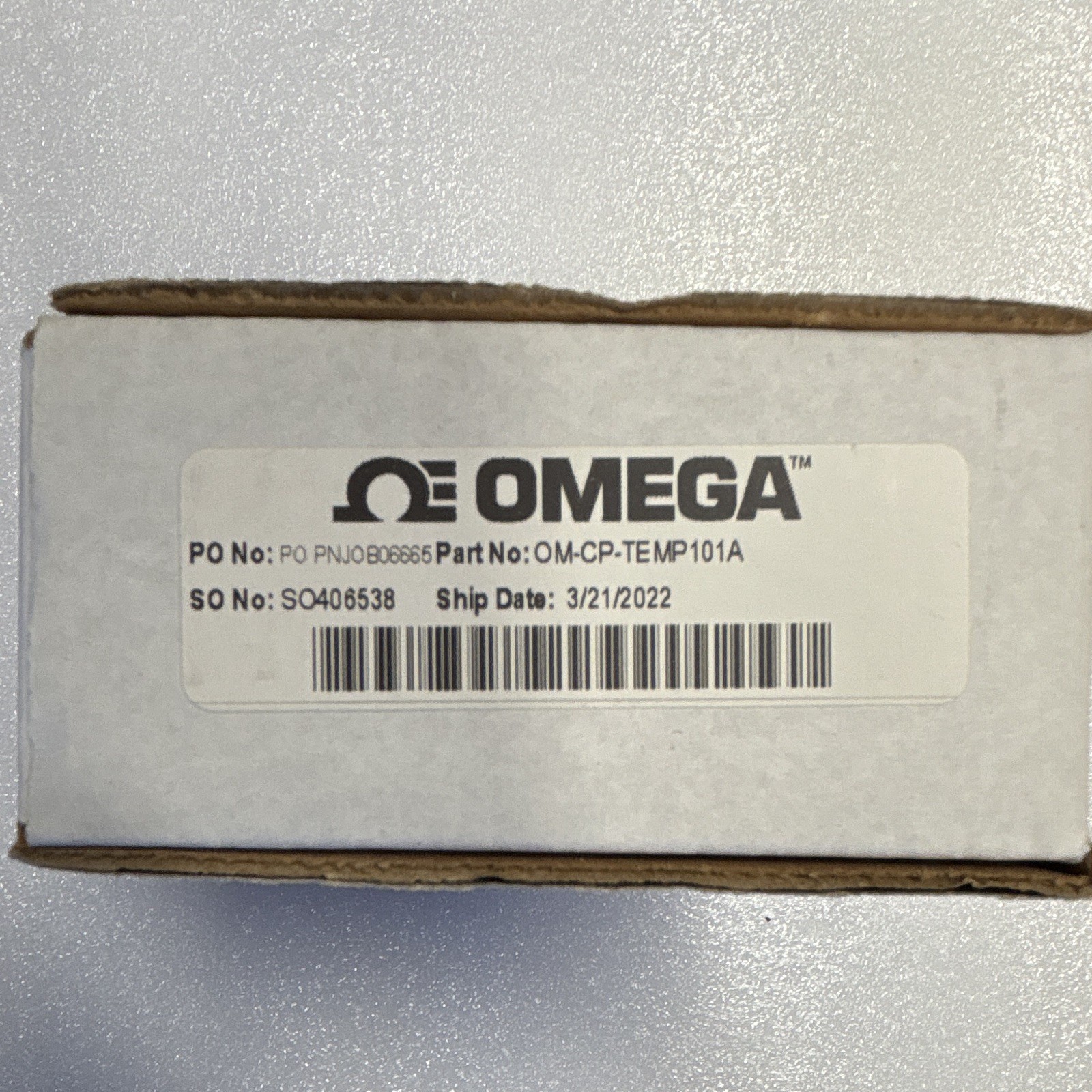 OMEGA OM-CP-Temp101A Temperature Data Logger USB Interface 1-Channel MPN