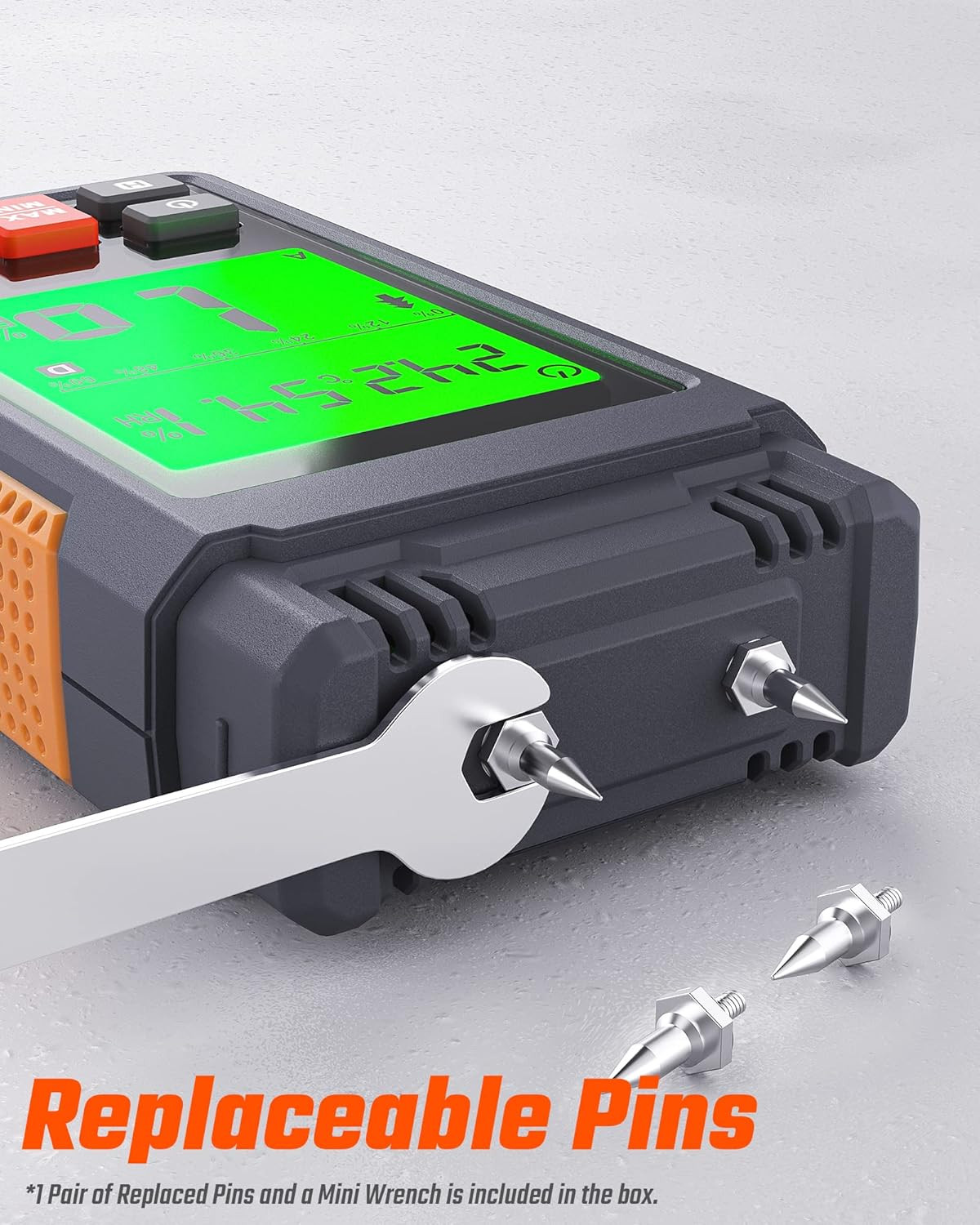 Wood Moisture Meter, Digital Moisture Meter TS-630, Handheld Humidity