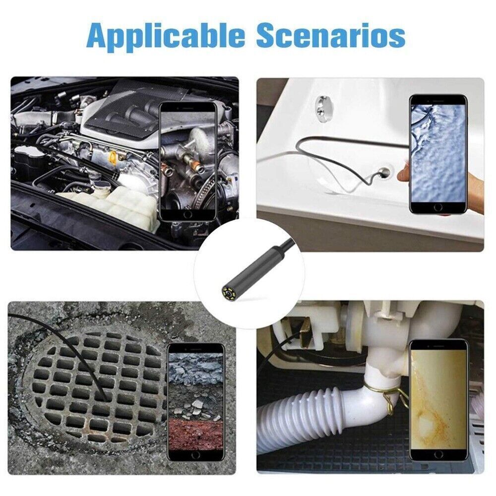 USB Type C Endoscope Borescope Snake Inspection Camera 3 in 1 for Android System